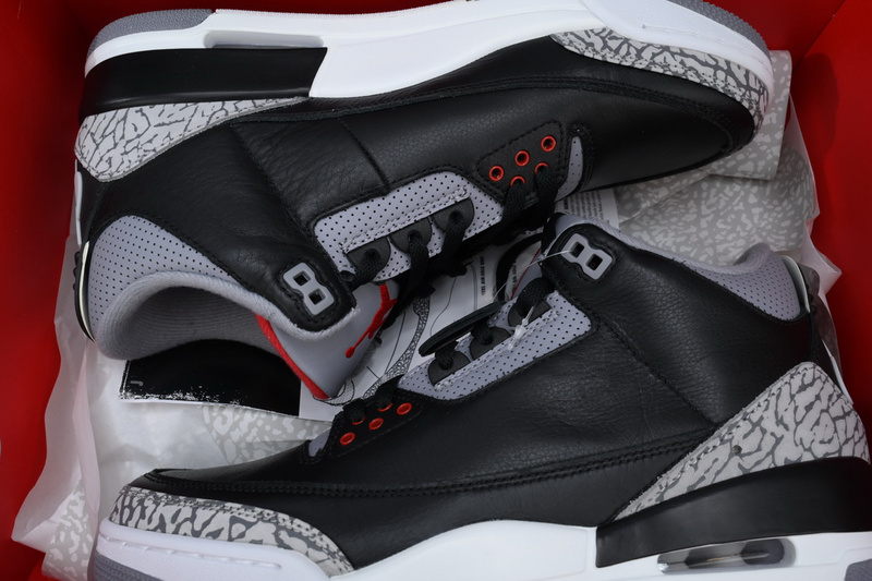 XH Air Jordan 3 Retro OG 'Black Cement'