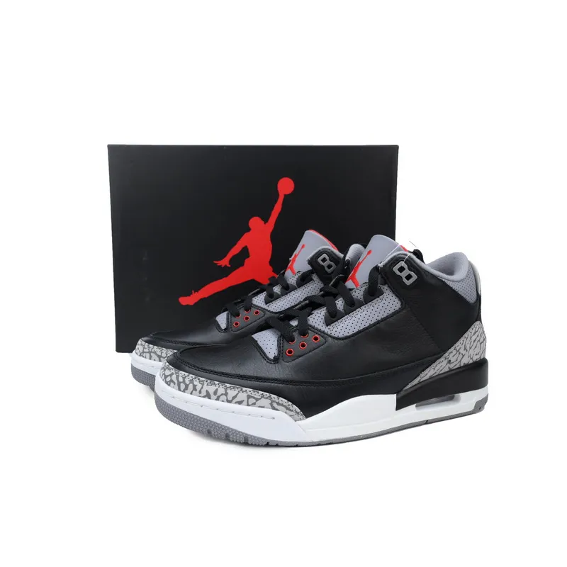 XH Air Jordan 3 Retro OG 'Black Cement'