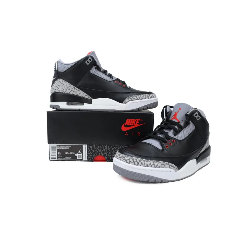 XH Air Jordan 3 Retro OG 'Black Cement'