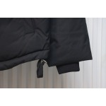 AMI Heart Shape Short Down Jacket Black