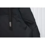 AMI Heart Shape Short Down Jacket Black
