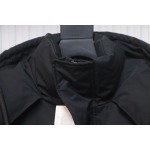 AMI Heart Shape Short Down Jacket Black