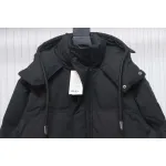 AMI Heart Shape Short Down Jacket Black