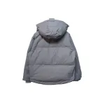 AMI Heart Shape Short Down Jacket Gray