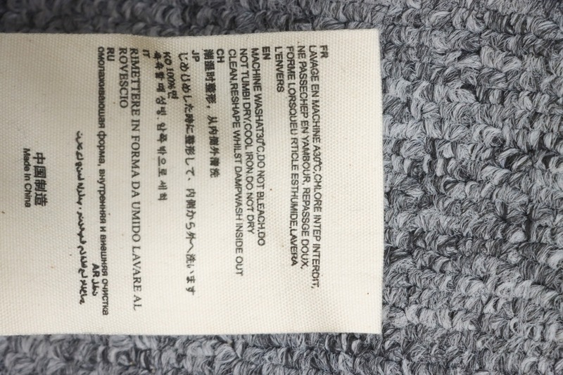 AMI Heart Shape Short Down Jacket Gray