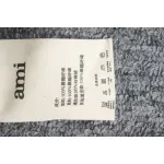AMI Heart Shape Short Down Jacket Gray