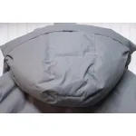 AMI Heart Shape Short Down Jacket Gray