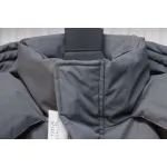 AMI Heart Shape Short Down Jacket Gray