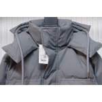 AMI Heart Shape Short Down Jacket Gray