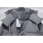 AMI Heart Shape Short Down Jacket Gray