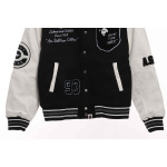 BAPE baseball jacket black