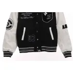 BAPE baseball jacket black