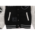 BAPE baseball jacket black