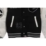 BAPE baseball jacket black