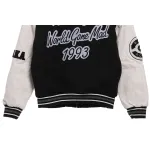 BAPE baseball jacket black