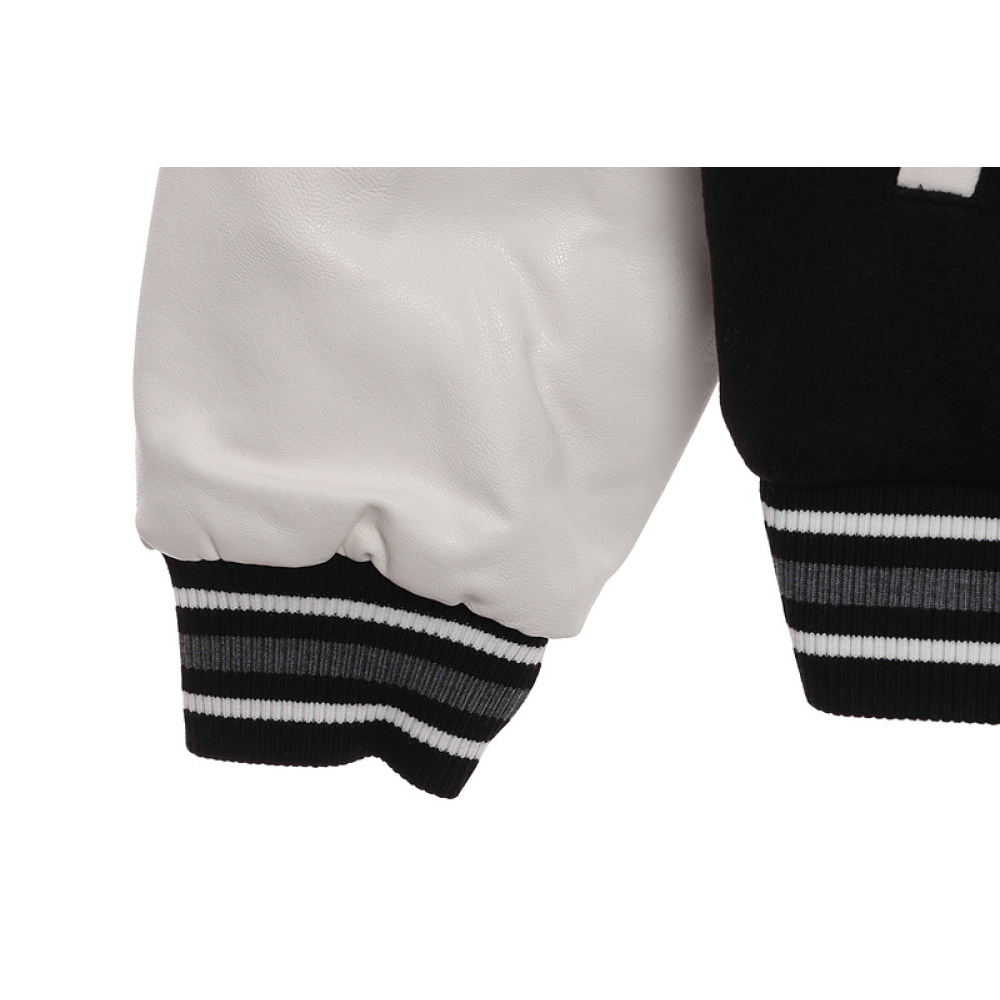 BAPE baseball jacket black