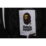 BAPE baseball jacket black