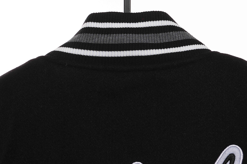 BAPE baseball jacket black