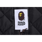 BAPE baseball jacket brown