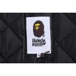 BAPE baseball jacket brown