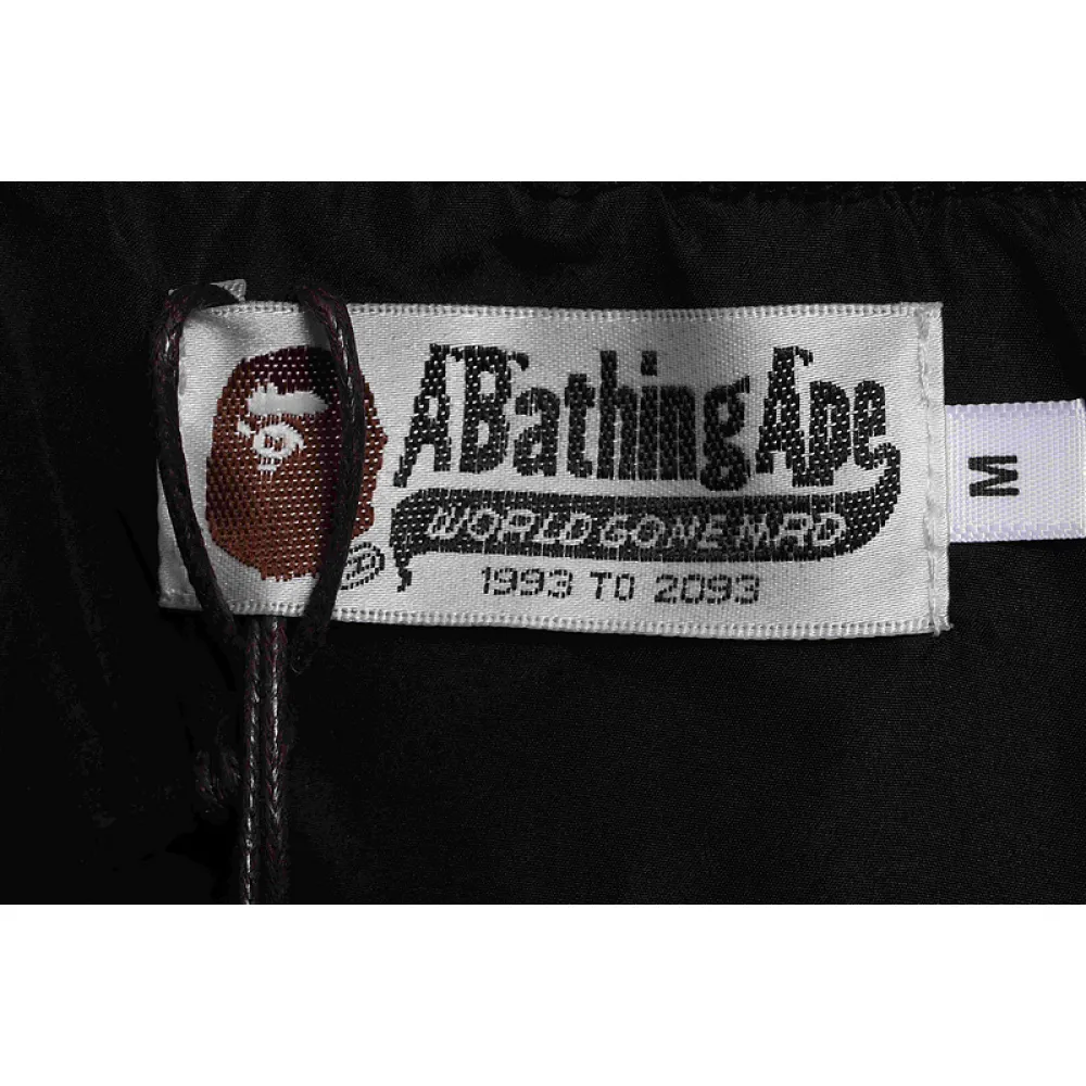 BAPE graphic baseball jacket