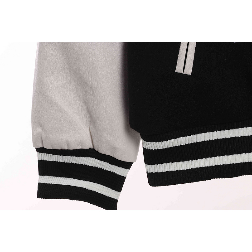 BAPE graphic baseball jacket