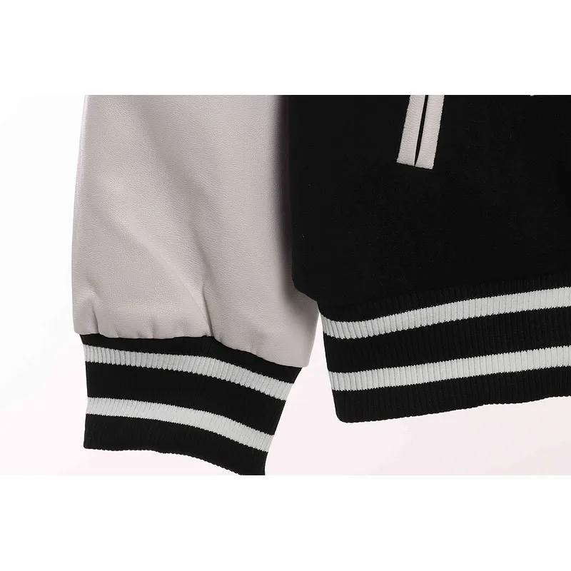 BAPE graphic baseball jacket