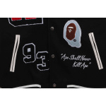 BAPE graphic baseball jacket