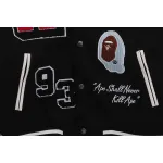 BAPE graphic baseball jacket