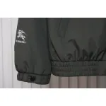 Burberry Arm Warhorse Logo Hooded Jacket Plus Cotton Dark Green/Black