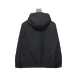 Burberry Arm Warhorse Logo Hooded Jacket Plus Cotton Dark Green/Black