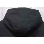 Burberry Arm Warhorse Logo Hooded Jacket Plus Cotton Dark Green/Black
