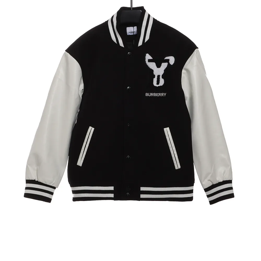 Burberry baseball jacket black