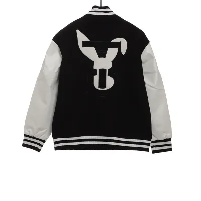 Burberry baseball jacket black 02