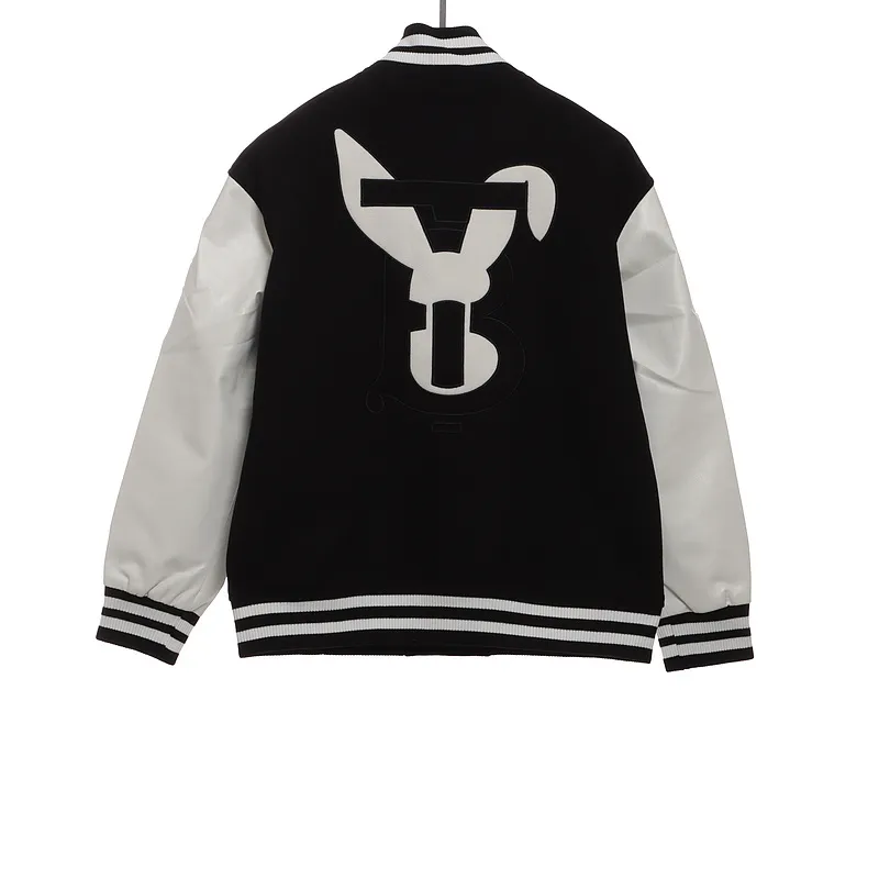 Burberry baseball jacket black