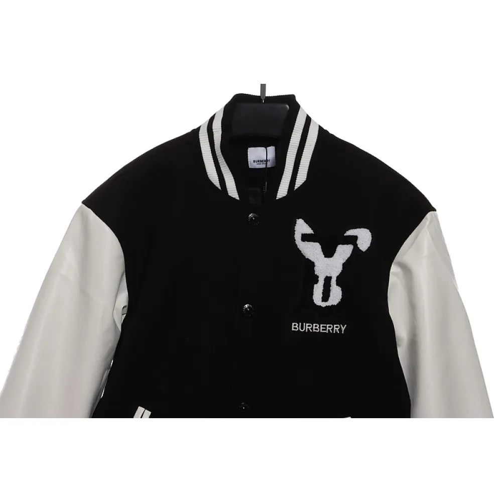 Burberry baseball jacket black