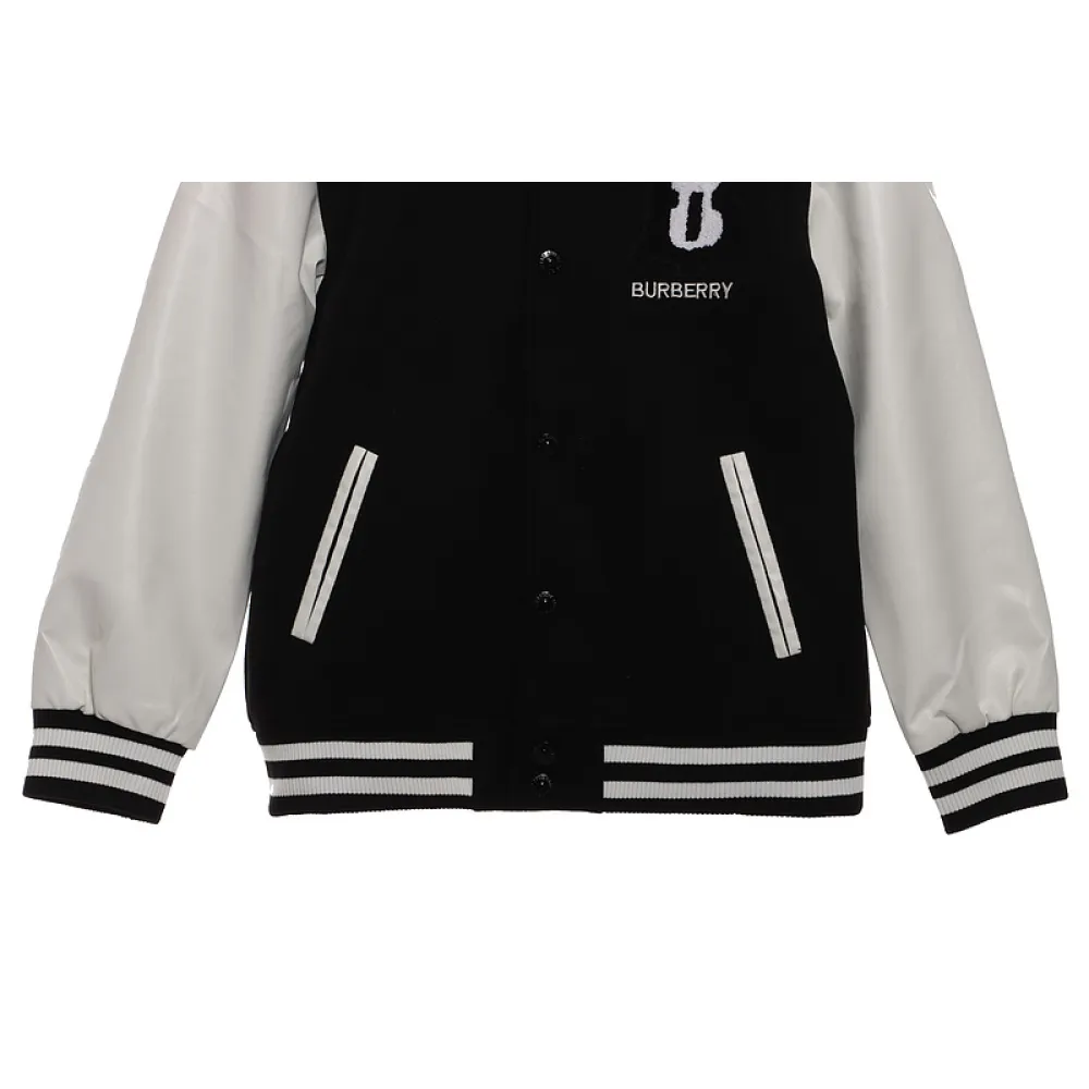 Burberry baseball jacket black