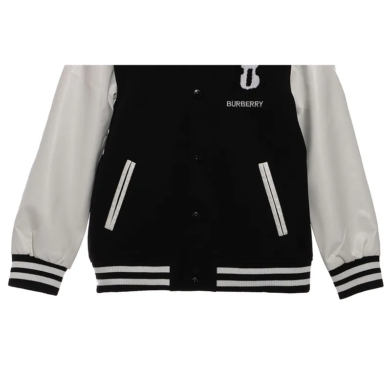 Burberry baseball jacket black