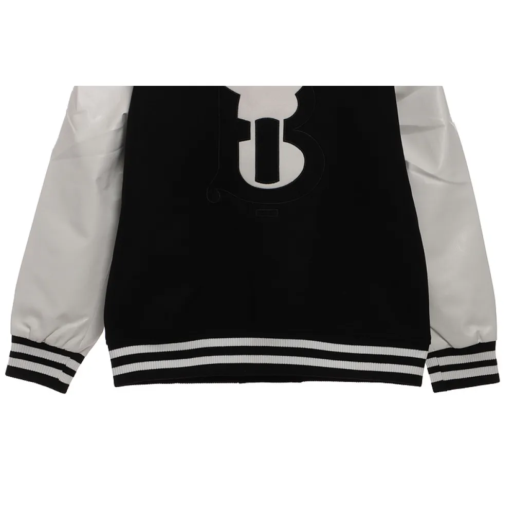 Burberry baseball jacket black
