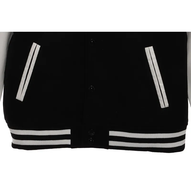 Burberry baseball jacket black