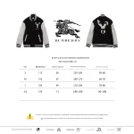 Burberry baseball jacket black
