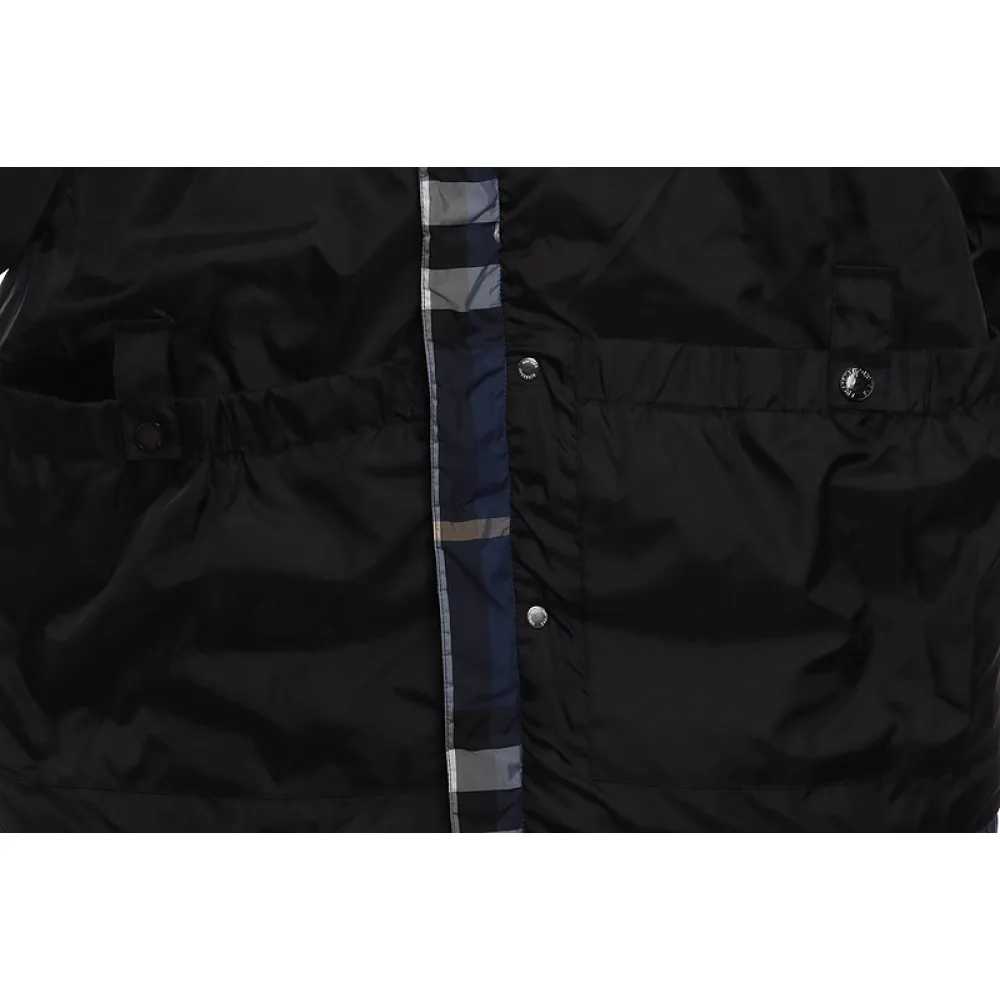 Burberry Blue Check Classic Down Jacket