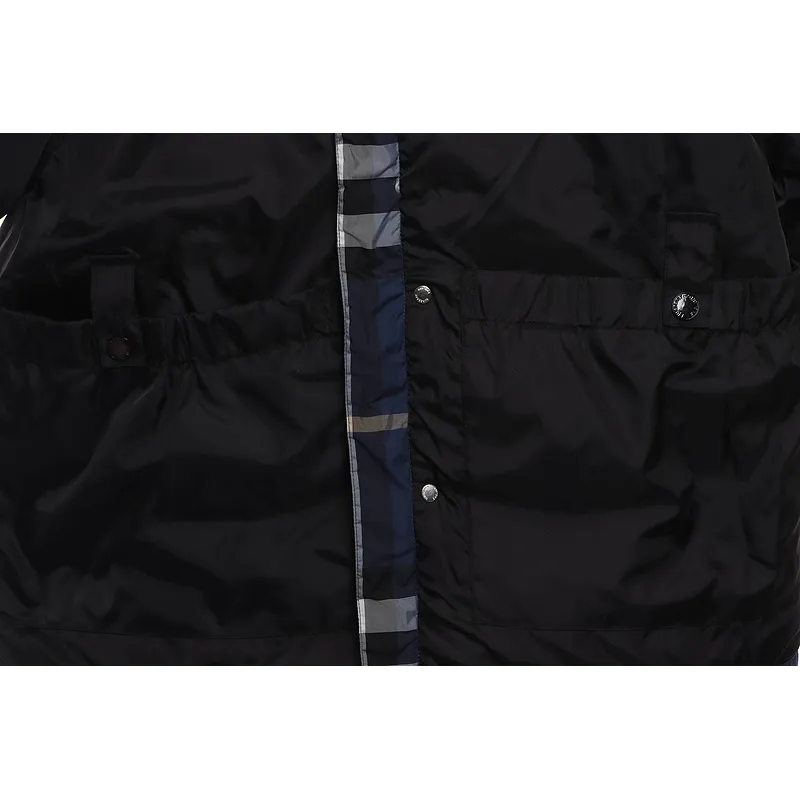 Burberry Blue Check Classic Down Jacket