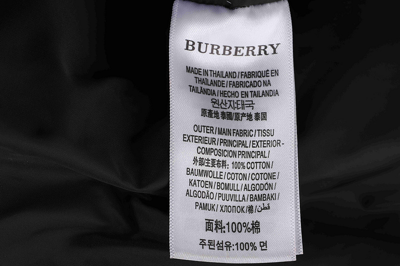 Burberry Blue Check Classic Down Jacket