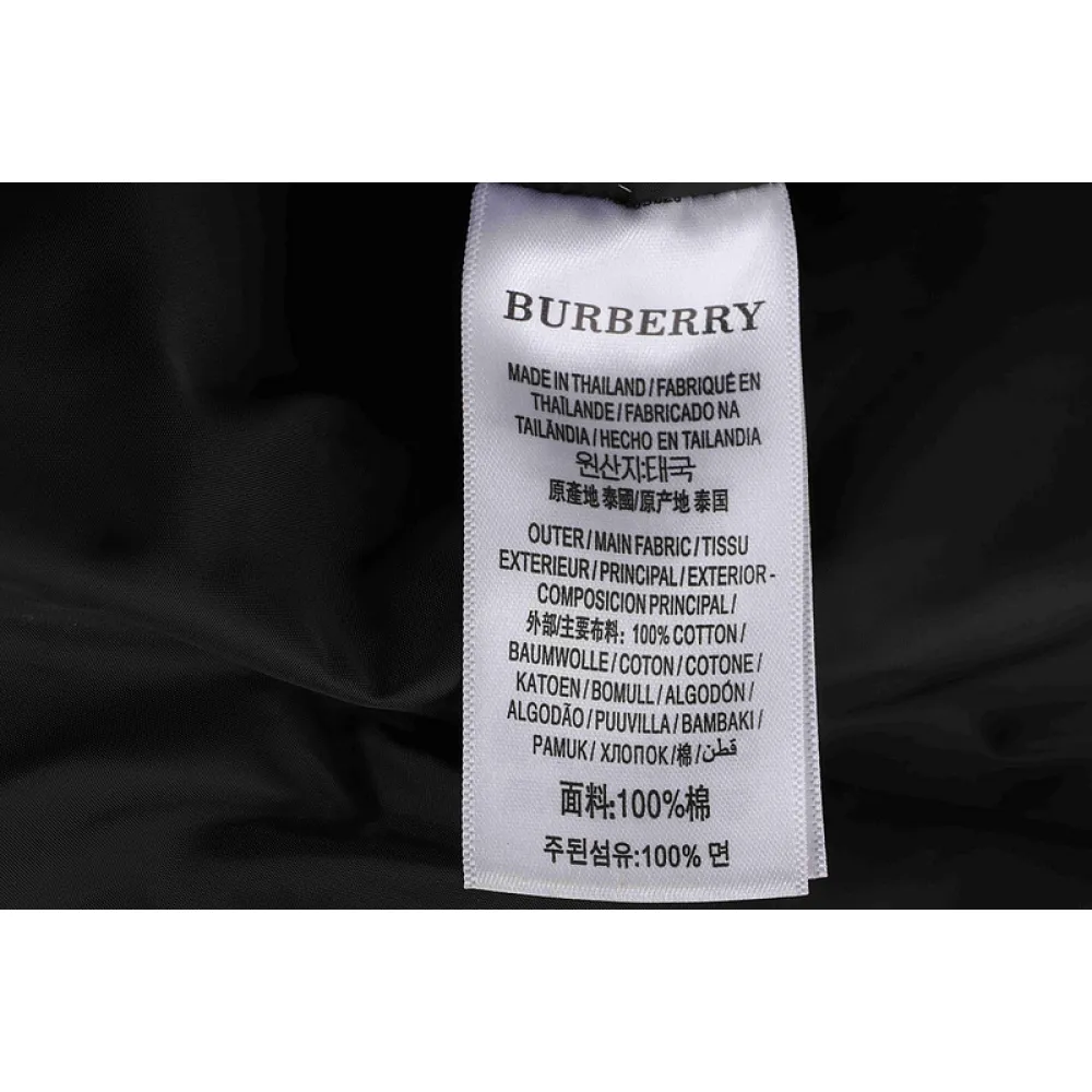 Burberry Blue Check Classic Down Jacket