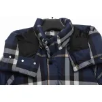 Burberry Blue Check Classic Down Jacket