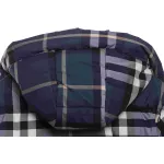 Burberry Blue Check Classic Down Jacket