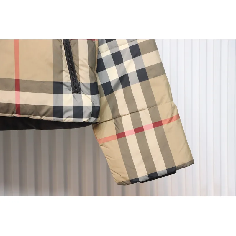 Burberry Classic Check Short Down Jacket