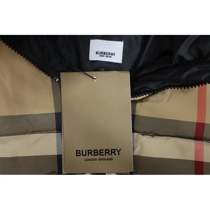 Burberry Classic Check Short Down Jacket