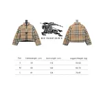 Burberry Classic Check Short Down Jacket